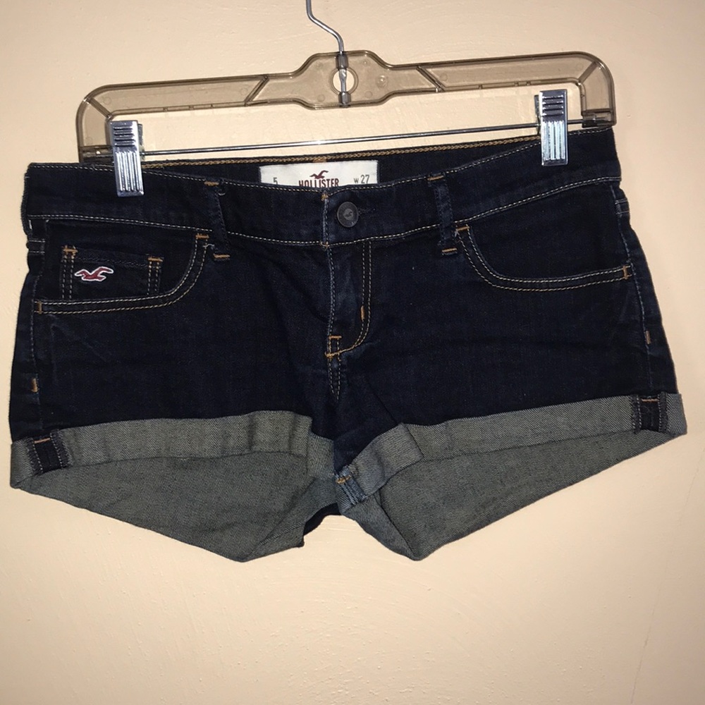 Dark Denim Shorts